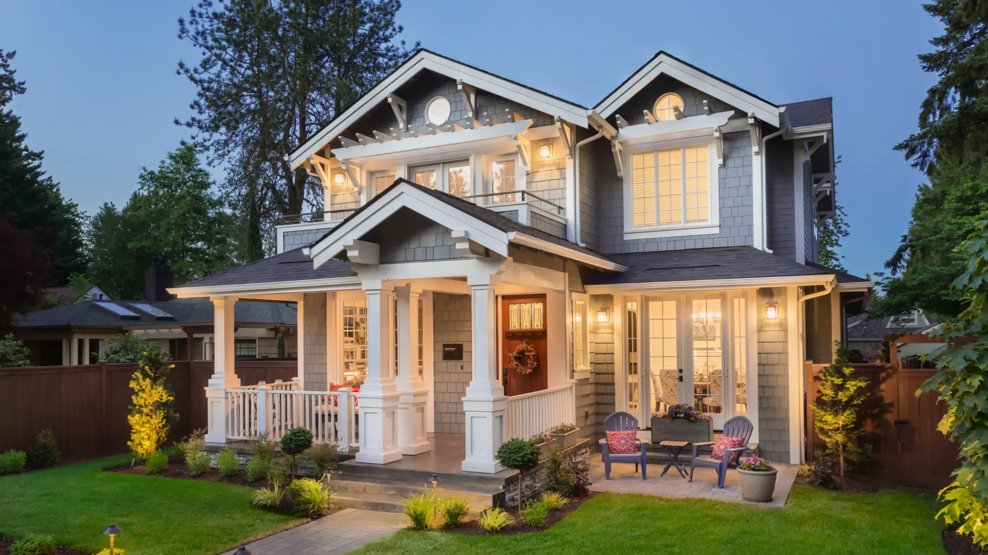 exterior lighting house